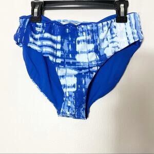 Zella Blue Tye Dye Bikini Bottoms